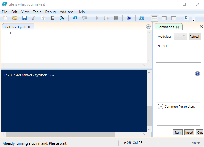 PowerShell ISE